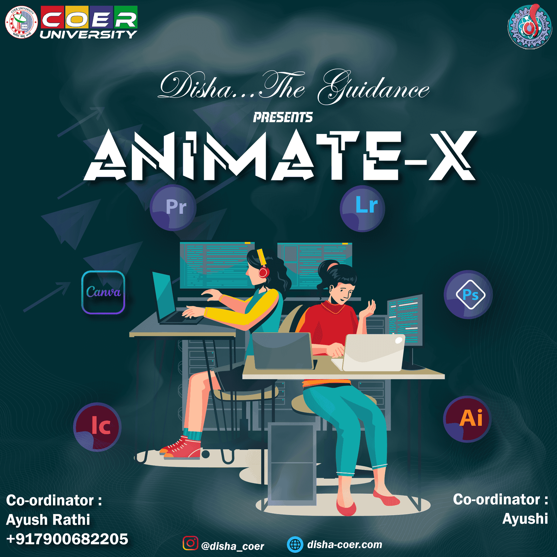 AnimateX - UI/UX Poster Design Competition
